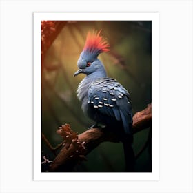 Pigeon Haven: Jungle Bird Wall Decor Art Print