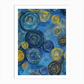 Spiral Swirls Art Print