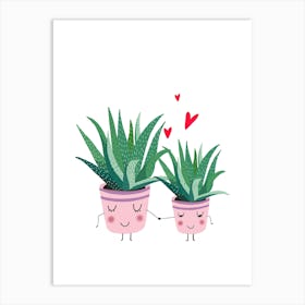 Aloe Vera Art Print