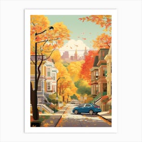 Ottawa In Autumn Fall Travel Art 1 Art Print