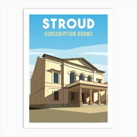 Stroud Subscription Rooms Theatre Art Print