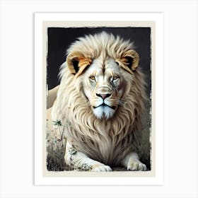 Lion art 61 Art Print