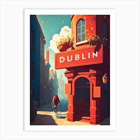 Dublin Ireland Travel Art Print
