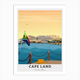 Cape Land Travel Art Print