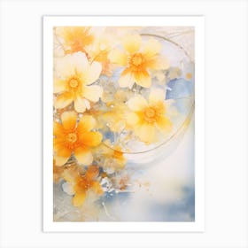 Yellow Flowers 4 Art Print