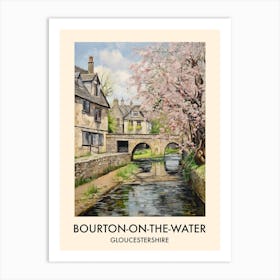 Bourton On The Water (Gloucestershire) Painting 5 Travel Poster Art Print