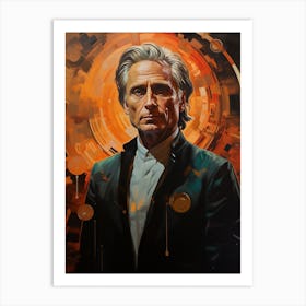 Michael Douglas (3) Art Print