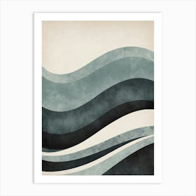 Syncronous Waves Art Print
