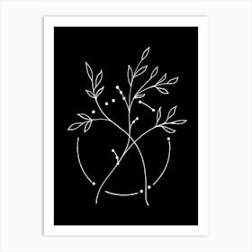 Tree Of Life Flowers Branch Exquisitely Art Print