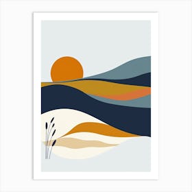 Abstract Landscape, Simplicity Art Print