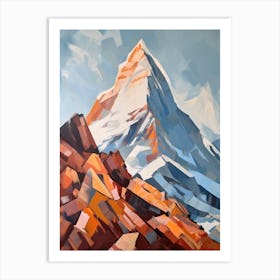 Matterhorn Switzerland  1 Mountain Painting Art Print