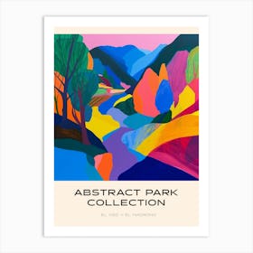 Abstract Park Collection Poster El Oso Y El Madrono Madrid 1 Art Print