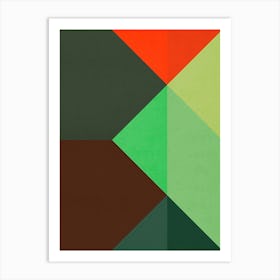 Contemporary modern geometry 16 Art Print