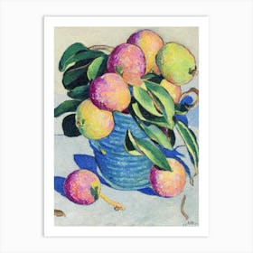 Lychee Vintage Sketch Fruit Art Print