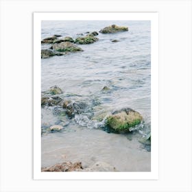 Waves on Rocks // Ibiza Nature & Travel Photography Art Print