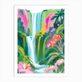 Wasserfall 1 Art Print