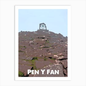 Pen Y Fan, UK, Brecon Beacons, Wales, Nature, Climbing, Wall Print, Art Print