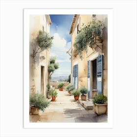 Puglia, Italy with olive trees 4 Art Print