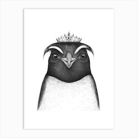 The Queen Penguin Art Print