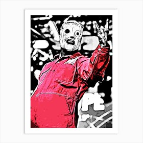 Scream Metal corey taylor slipknot music band 1 Art Print