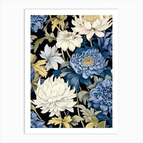 Chrysanthemums 1 Art Print