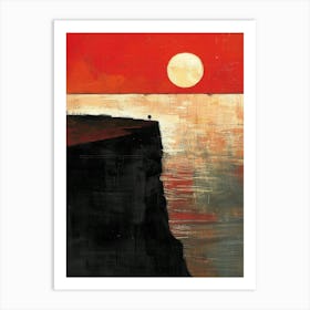 Sunset On The Cliffs 2 Art Print