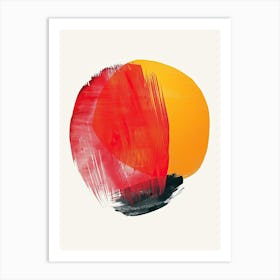 Red, Yellow And Black Art Print