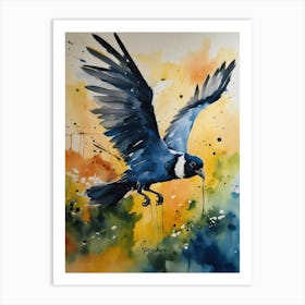 Blue Cockatoo Art Print