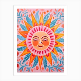 Sun Face Art Print