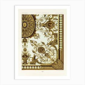 17th Century Pattern, Albert Racine 2 Art Print