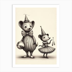 Circus Bears Art Print