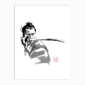 Samurai En Garde 03 Art Print