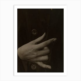 Georgia O’Keeffe—Hand (1918), Alfred Stieglitz Art Print