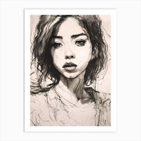 Portrait Of A Girl 1 Art Print