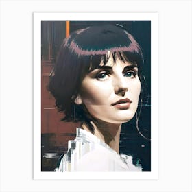 Portrait Of A Woman Art Print