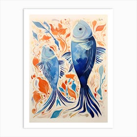 Blue Fish Art Print