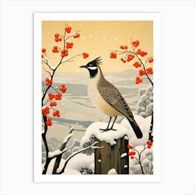 Bird Illustration Roadrunner 3 Art Print