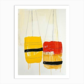 Two Baskets 1 Art Print