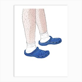 Crocs Art Print