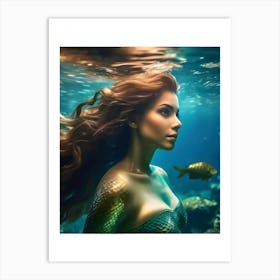 Mermaid-Reimagined 79 Art Print