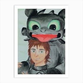 How To Train Your Dragon Art Print