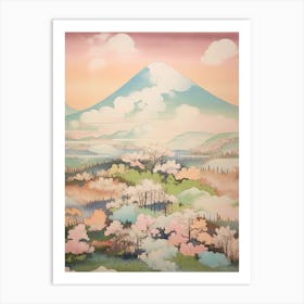 Mount Gassan In Yamagata, Japanese Landscape 2 Art Print