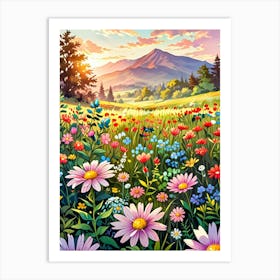 Mountain Meadow Art Print