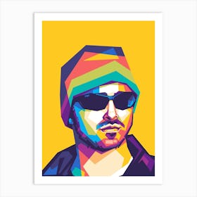 Jesse Pinkman Breaking Bad Wpap Art Print