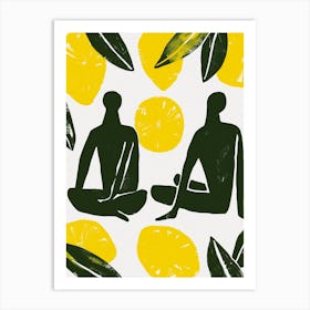 Lemon Day Art Print