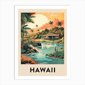 Vintage Travel Poster Hawaii 4 Art Print