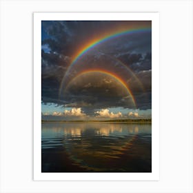 Double Rainbow Art Print