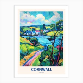Cornwall England 5 Uk Travel Poster Art Print