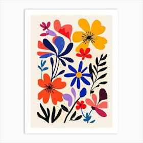 Colorful Flowers 1 Art Print