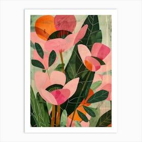 Pink Poppies 5 Art Print